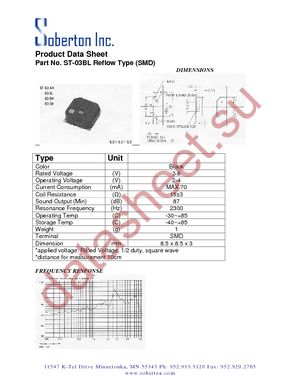 ST-03BL datasheet  